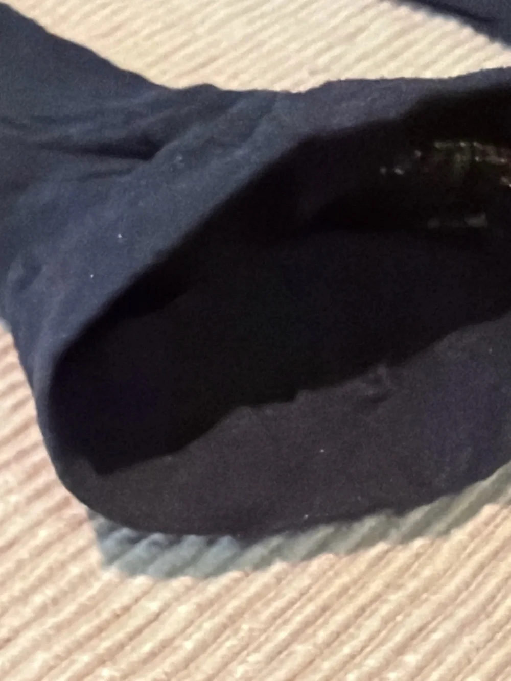 Vintage L'eggs Everyday Plus Size Jet Black Knee Highs Lot of 4 Pairs